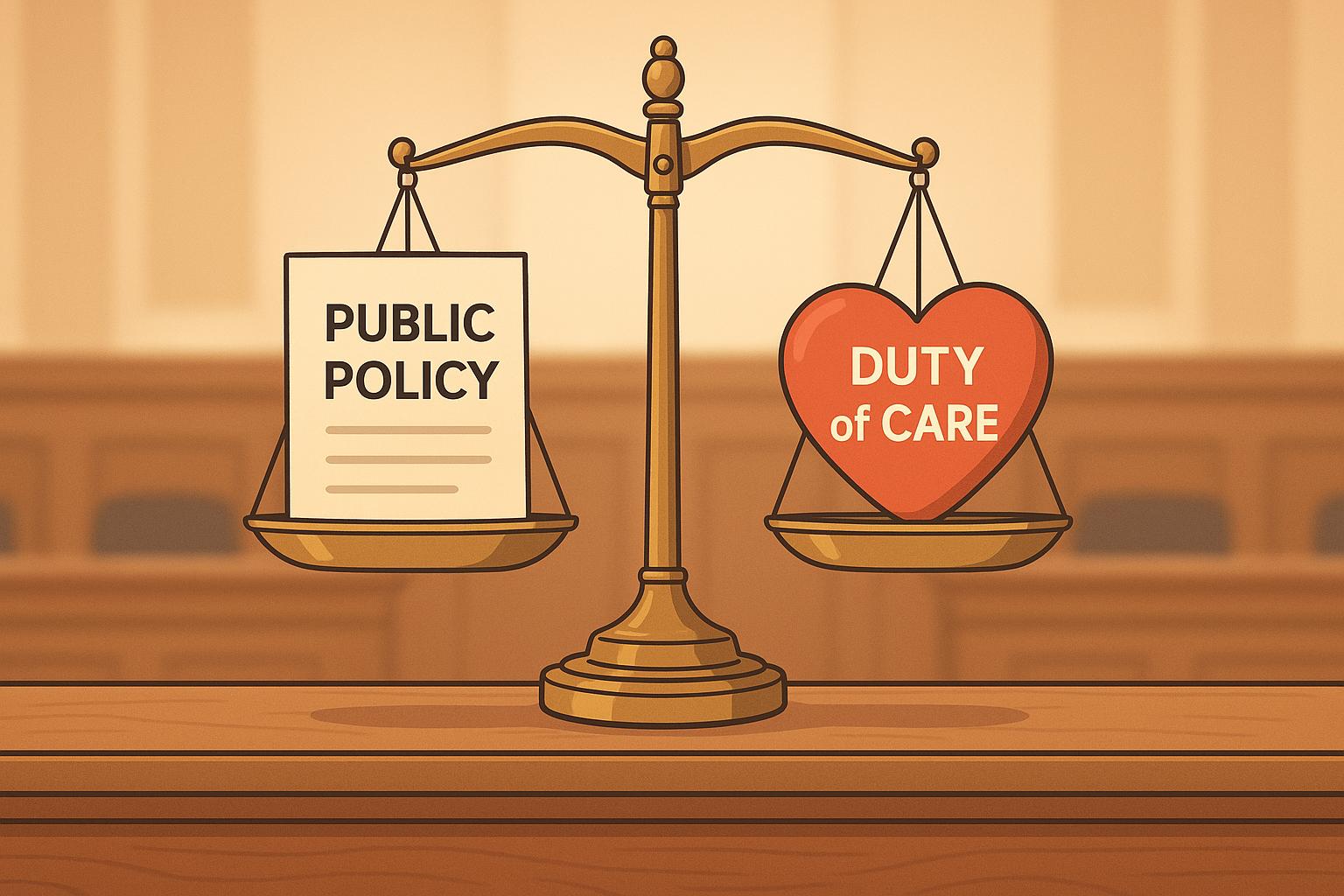Public Policy's Role in Duty of Care Cases