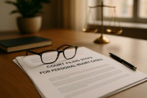 Court Filing Steps for Personal Injury Cases