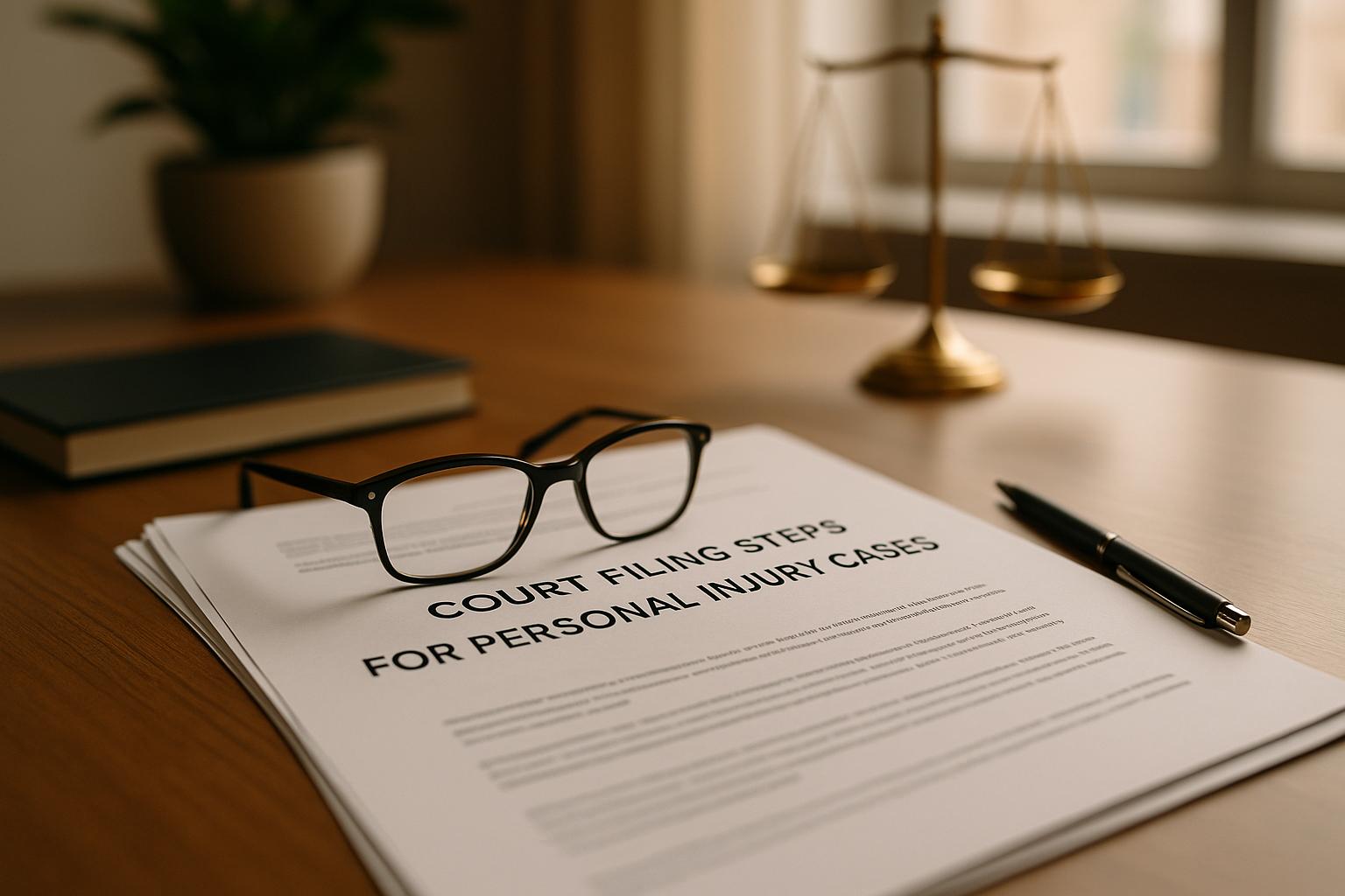 Court Filing Steps for Personal Injury Cases